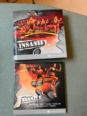 Beachbody Insanity Workout DVDs - Black & Red Covers